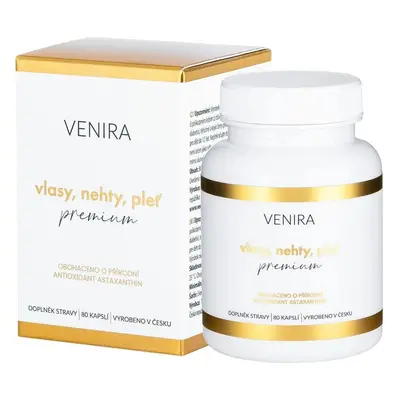 VENIRA PREMIUM capsule pentru păr, unghii și piele, tratament de 40 de zile 1×80 cps, supliment 