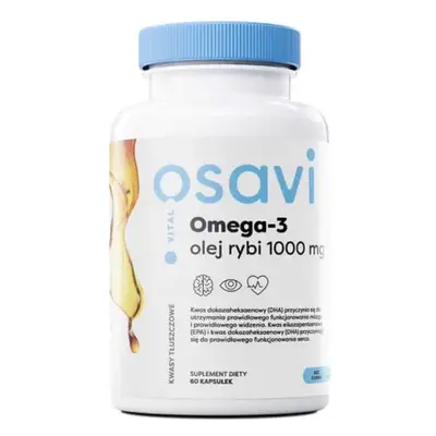 Osavi Omega-3 ulei de pește 1000 mg (lămâie), 60 capsule