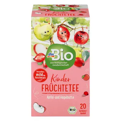 DmBio Ceai de fructe pentru copii ECO, 20 buc