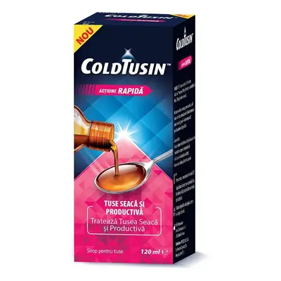 Sirop de tuse cu ingrediente naturale Coldtusin, 120 ml, Perrigo