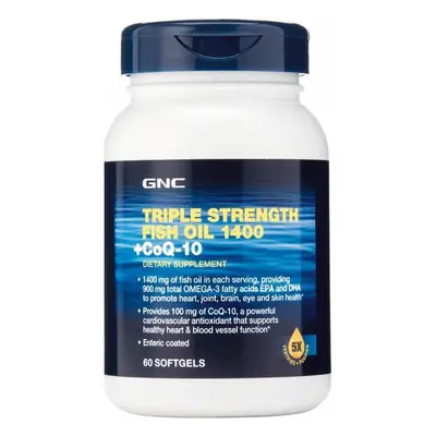 Triple Strength Ulei de Pește și Coenzima Q-10, 885411, 60 capsule, GNC