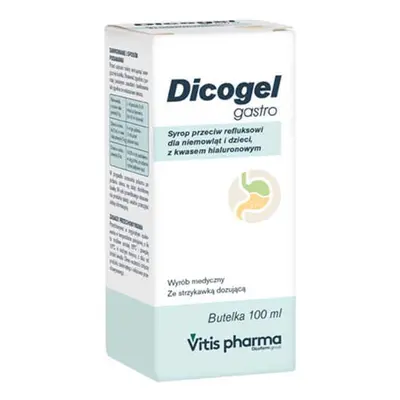 Dicogel Gastro, sirop anti-reflux, pentru sugari și copii, 100 ml