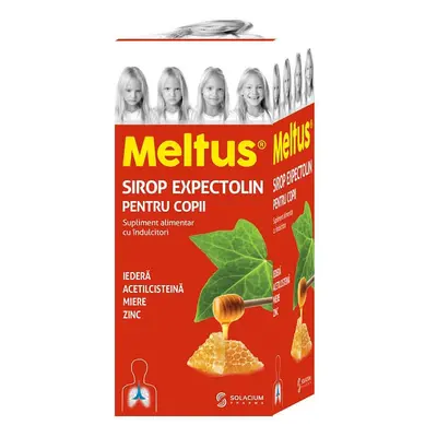 Meltus Sirop Expectolin pentru copii, 100 ml, Solacium Pharma