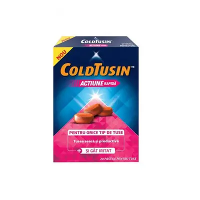 ColdTusin actiune rapida, 20 pastile, Perrigo