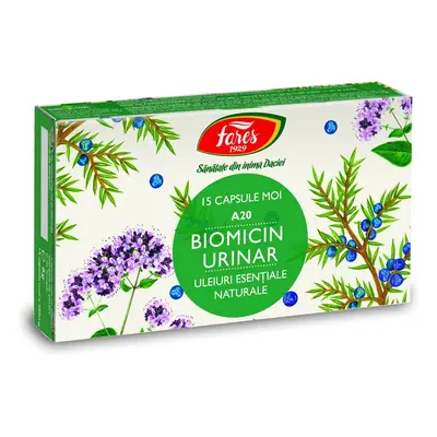 Biomicin Urinar, A20, 15 capsule, Fares