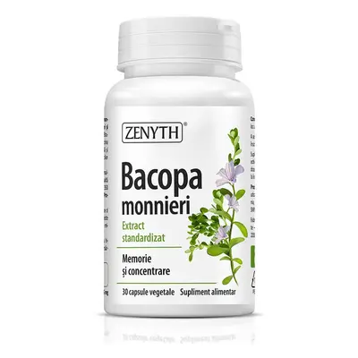 Bacopa monnieri, memorie si concentrare, 30 capsule, Zenyth