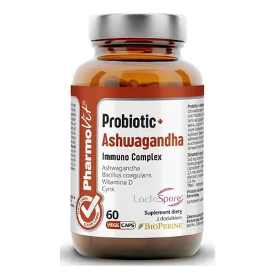 Probiotic + Ashwagandha Immuno Complex 60 capsule PharmoVit Clean Label