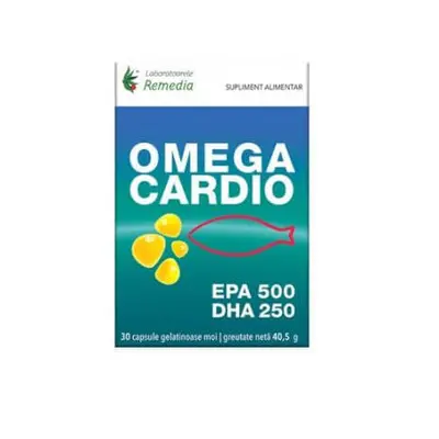 Omega Cardio, 30 capsule moi, Remedia