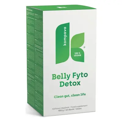 KOMPAVA BELLY FYTO DETOX 1×400 g, supliment alimentar