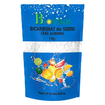 Bicarbonat de sodiu, 1000 g, Biovitalis