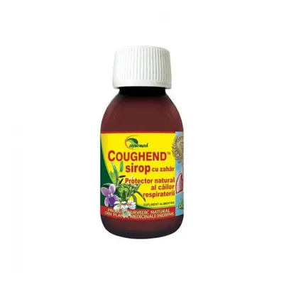 Coughend Sirop cu zahar, 100 ml, Ayurmed