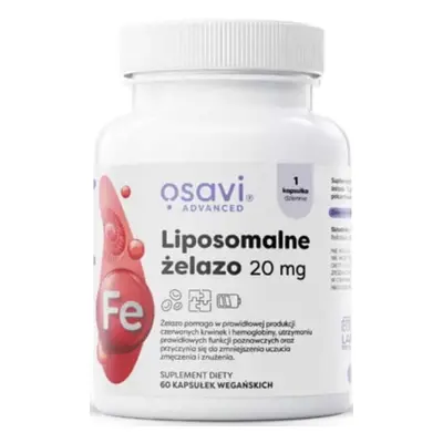 Osavi Fier lipozomal 20 mg - 60 capsule vegane