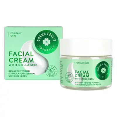 Green Feel's Cremă pentru față cu colagen, 50 ml