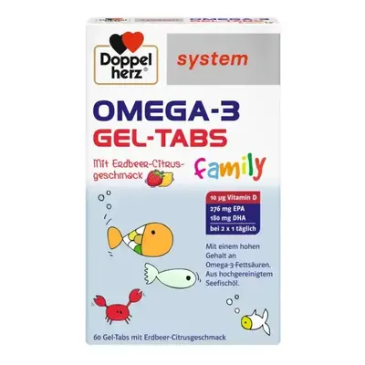 Omega 3 Gel Tabs, 60 comprimate masticabile, Doppelherz