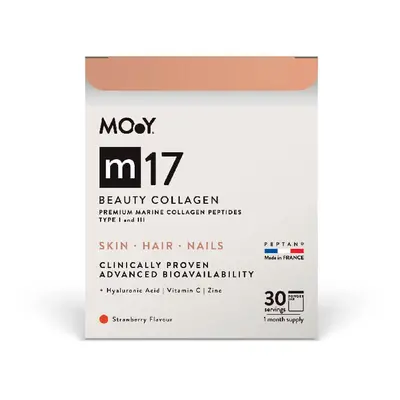 Colagen marin beauty, aroma capsuni m17, 210 g, Molecules Of Youth