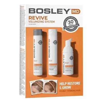 BosleyMD Revive kit pentru stimularea creșterii părului vopsit, șampon, 150ml + balsam, 150ml + 