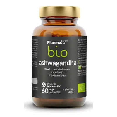 Bio Ashwagandha extract de ginseng indian 60 capsule vegetale, Pharmovit