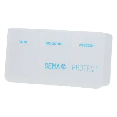 SEMA Protect, cutie de medicamente de zi, 3 camere