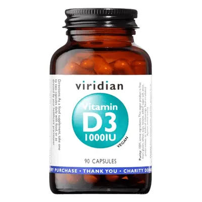 Viridian Vitamina D3 1000iu 90 capsule