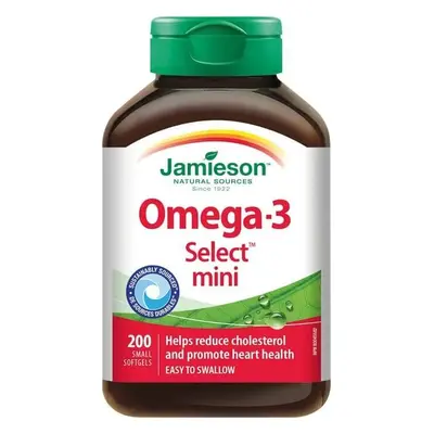 JAMIESON OMEGA-3 SELECT MINI 1×200 cps, supliment alimentar