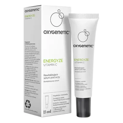 Oxygenetic Energyze Vitamina C, ser revitalizant pentru ochi, 15 ml