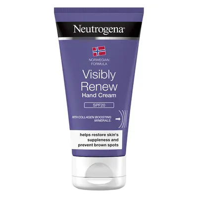 Cremă pentru mâini cu SPF 20 Visibly Renew, 75 ml, Neutrogena