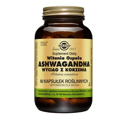 Solgar Vitania sluggard, ashwagandha, 60 capsule