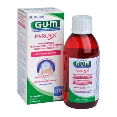 Apă de gură Paroex pentru tratament de scurtă durată, 300 ml, Sunstar Gum