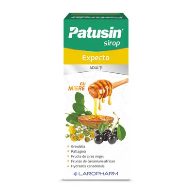 Patusin Expecto sirop pentru adulti, 100 ml, Laropharm