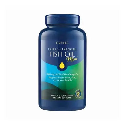 Gnc Triple Strength Fish Oil Mini, Ulei De Peste Mini Capsule, 240 Cps