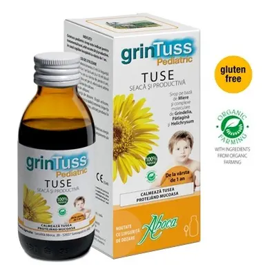 GrinTuss Pediatric sirop de tuse pentru copii, 180 ml, Aboca