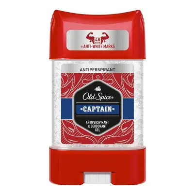 Old Spice Captain antiperspirant Gel transparent cu note de lemn de santal și citrice 70 ml