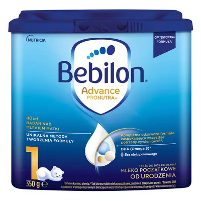 Bebilon Advance Pronutra 1, lapte pentru sugari, de la naștere, 350 g