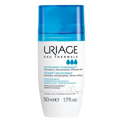 Uriage Eau Thermale, antiperspirant, roll-on, 50 ml