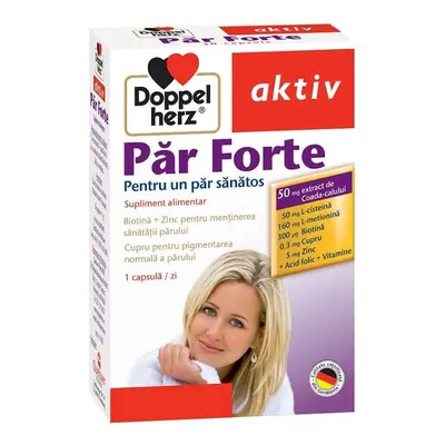 Capsule cu vitamine pentru păr, Păr Forte, 30 capsule, Doppelherz