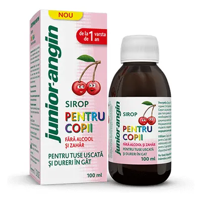 Sirop pentru copii - Junior Angin, 100 ml, Klosterfrau