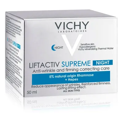 Vichy Liftactiv Supreme Cremă de noapte antirid și fermitate, 50 ml