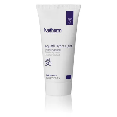 Crema hidratanta pentru fata cu SPF 30 Aquafil Hydra Light, 50 ml, Ivatherm