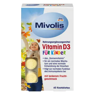 Mivolis Vitamina D3 pentru copii, 51 g