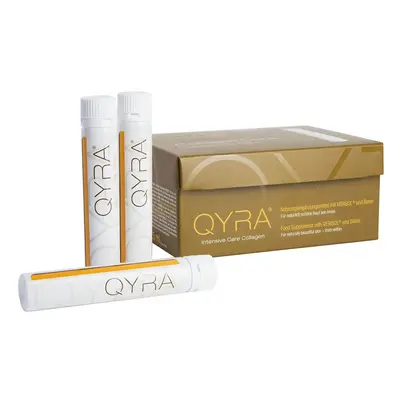 QYRA COLAGEN Anti-aging pentru îngrijire intensivă, 21 fiole buvabile, Gelita Health