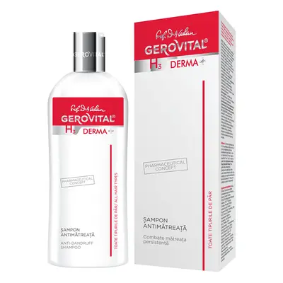 Sampon antimatreata Gerovital H3 Derma+, 200 ml, Farmec