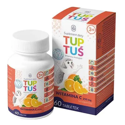 Tuptuś Vitamina C 250 mg Pentru imunitate, 60 comprimate