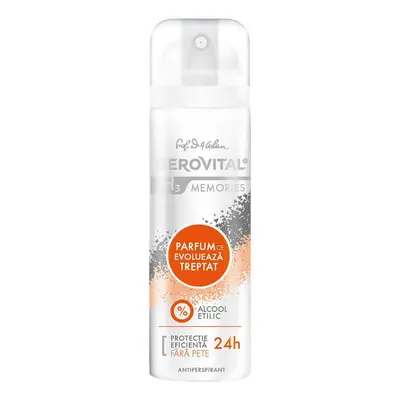 Antiperspirant Memories Gerovital H3, 150 ml, Farmec