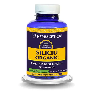 Siliciu Organic, 120 capsule, Herbagetica