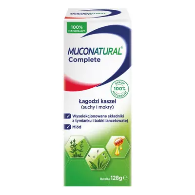 Muconatural Complete, sirop pentru copii de la 1 an și adulți, 128 g