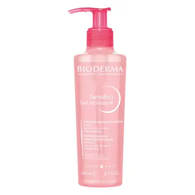 Bioderma Sensibio Gel Moussant, Gel micelar calmant pentru spălarea feței, piele sensibilă și hi