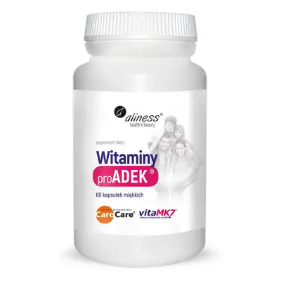 ProADEK Vitamine Betacaroten D3 VitaMK7 60 capsule Aliness