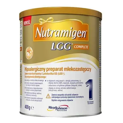 Nutramigen 1 LGG Complete, înlocuitor de lapte hipoalergenic, de la naștere, 400 g