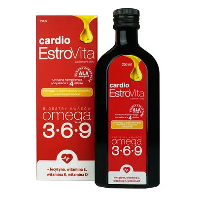 EstroVita Cardio, esteri ai acizilor Omega 3-6-9, 250 ml