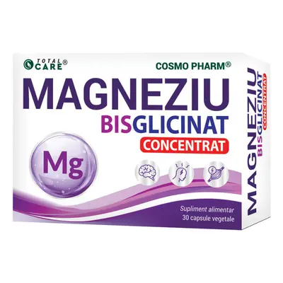 Magneziu Bisglicinat, 30 capsule, Cosmopharm